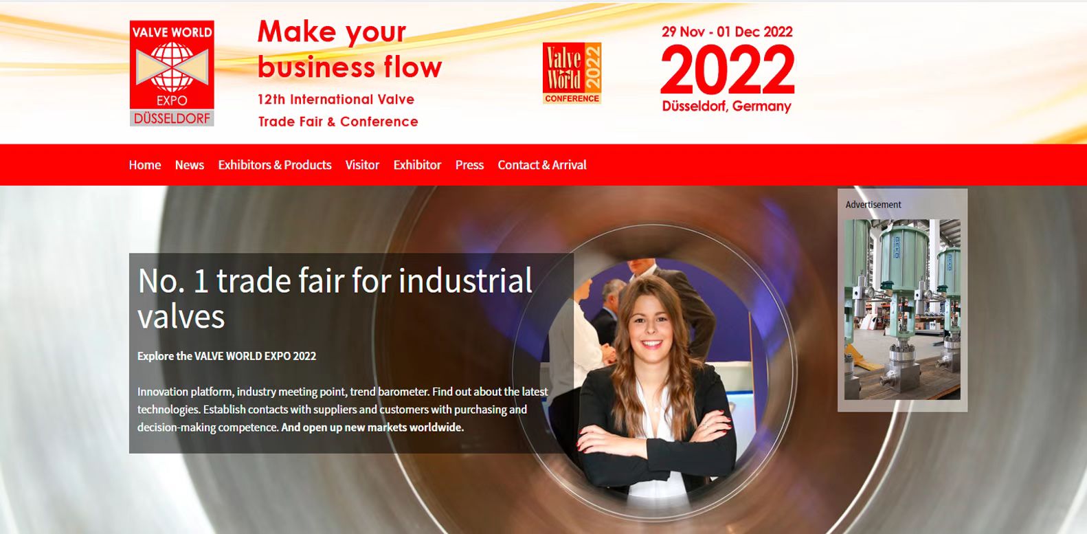 Triển lãm Van bơm Duesseldorf, Đức