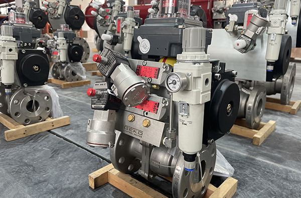 Geko cung cấp van bi khí nén cho dự án sợi carbon Guotai Dacheng