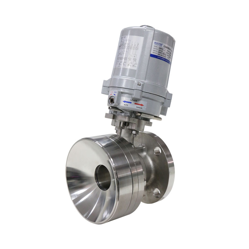 Sanitary tank drain valve with hygienic design for food, beverage, and biotech applications