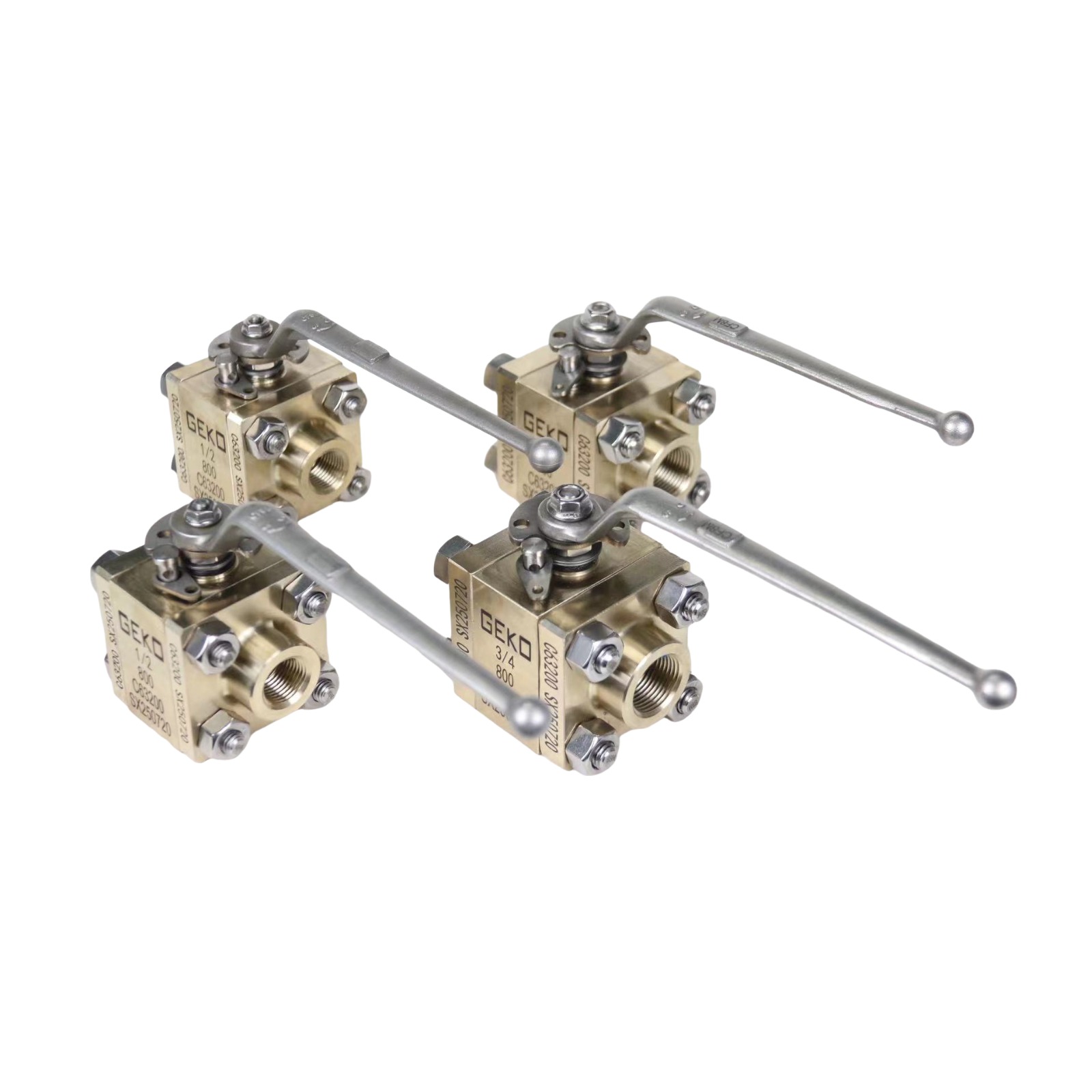 GKV135 Three-Piece Brass Ball Valve