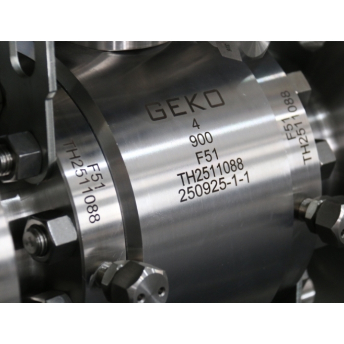 GEKO Trunion Ball Valve for Oil and Gas